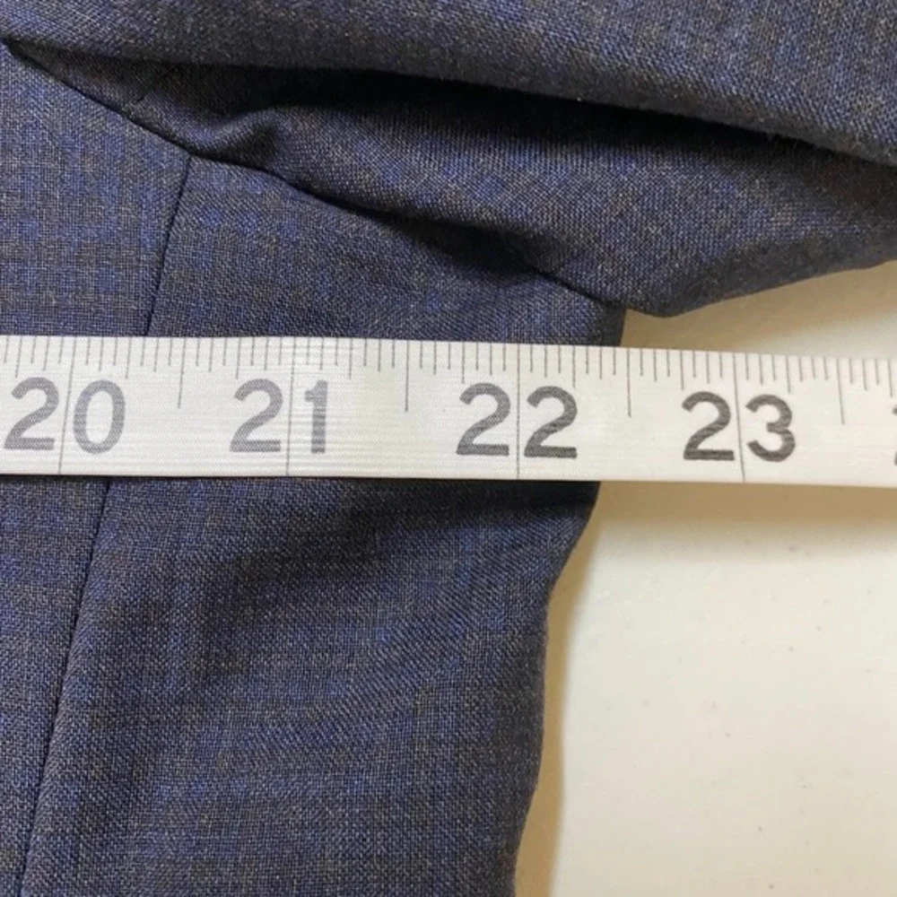 1883 Coppley Blazer Mens 44R‎ Blue Plaid Italian Wool Ivy League Academia
